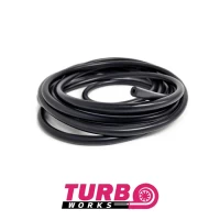 Furtun Silicon Vacuum Negru - 6mm